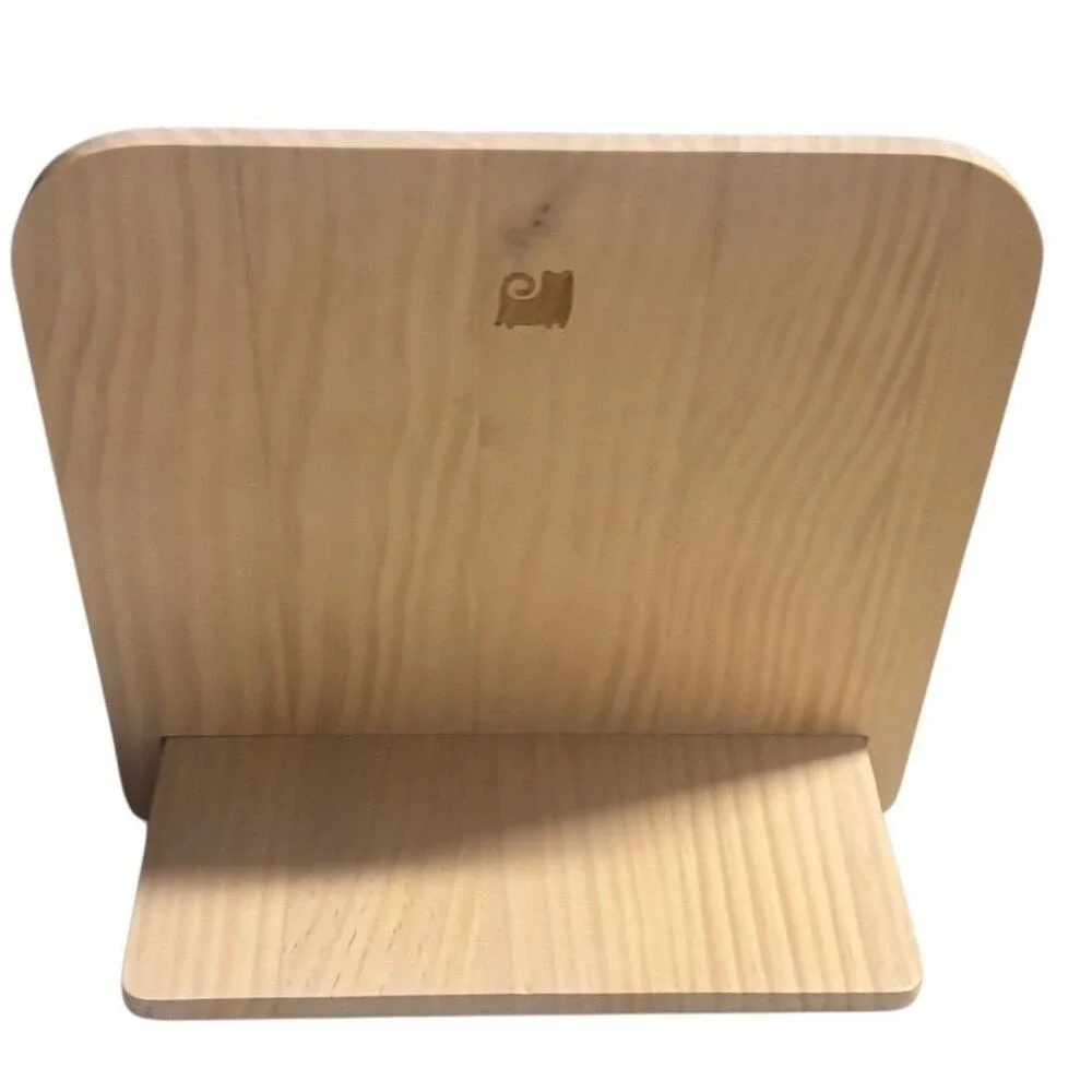 Cookbook Holder by‎ Open Spaces Light Pine Wood New in Box 10.6 X 10.7